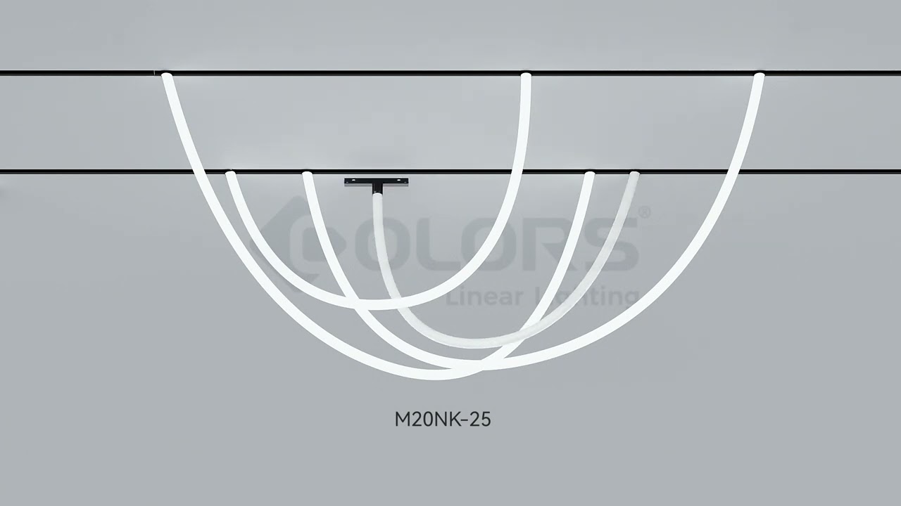 Fun with magnets & light! TLSE-M20 48V magnetic track system.