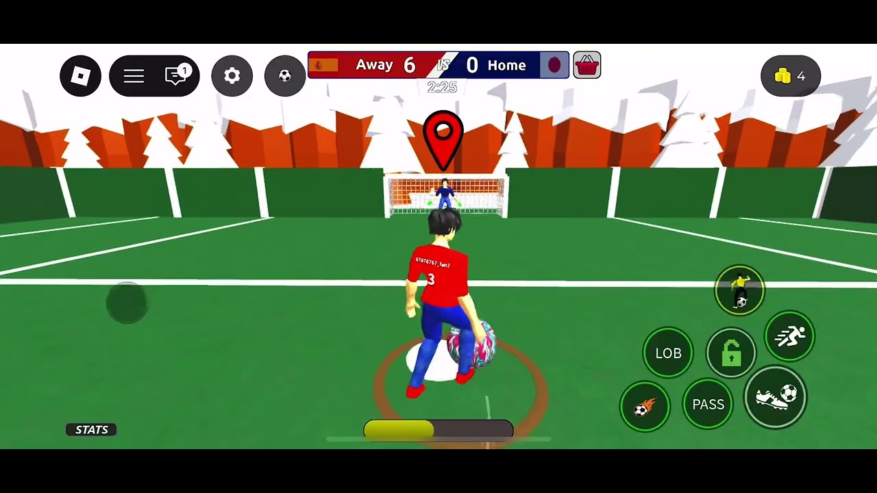 Play realistic steet soocer in practice mode