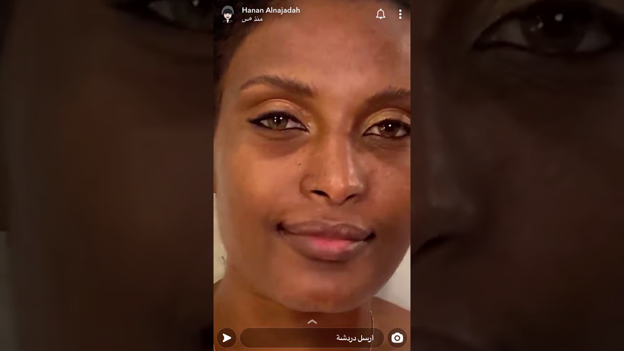 تتوريال مكياج للبشرة السمراء سناب الآرتست 💄: حنان النجادة makeup tutorial