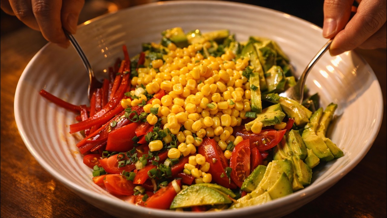 Fresh Avocado, Cucumber, and Tomato Salad – A Quick and Delicious Recipe| Besten Rezepte Essen