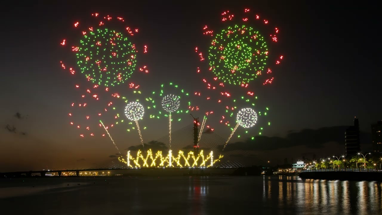 [FWsim]2026農曆跨年動畫煙火/花火-開場Chinese New Year fireworks opening show - 19:00 p.m