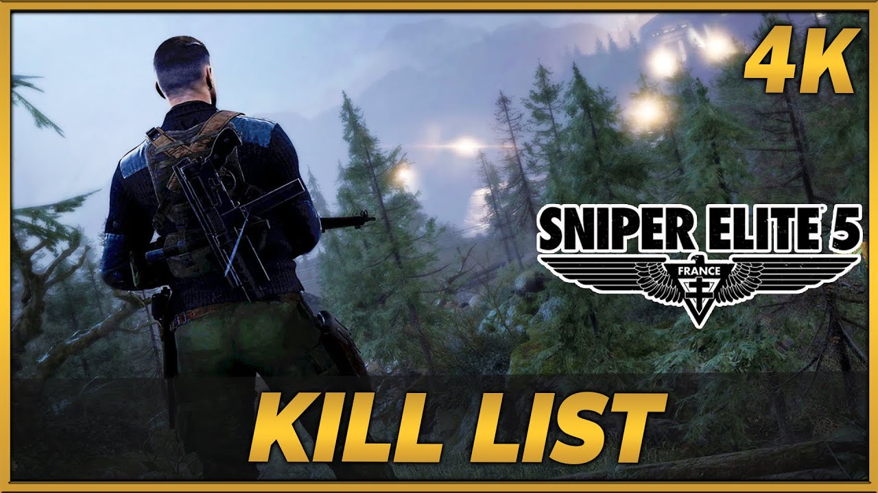 Sniper Elite 5 (PC) - All Kill List Challenges - 1440p
