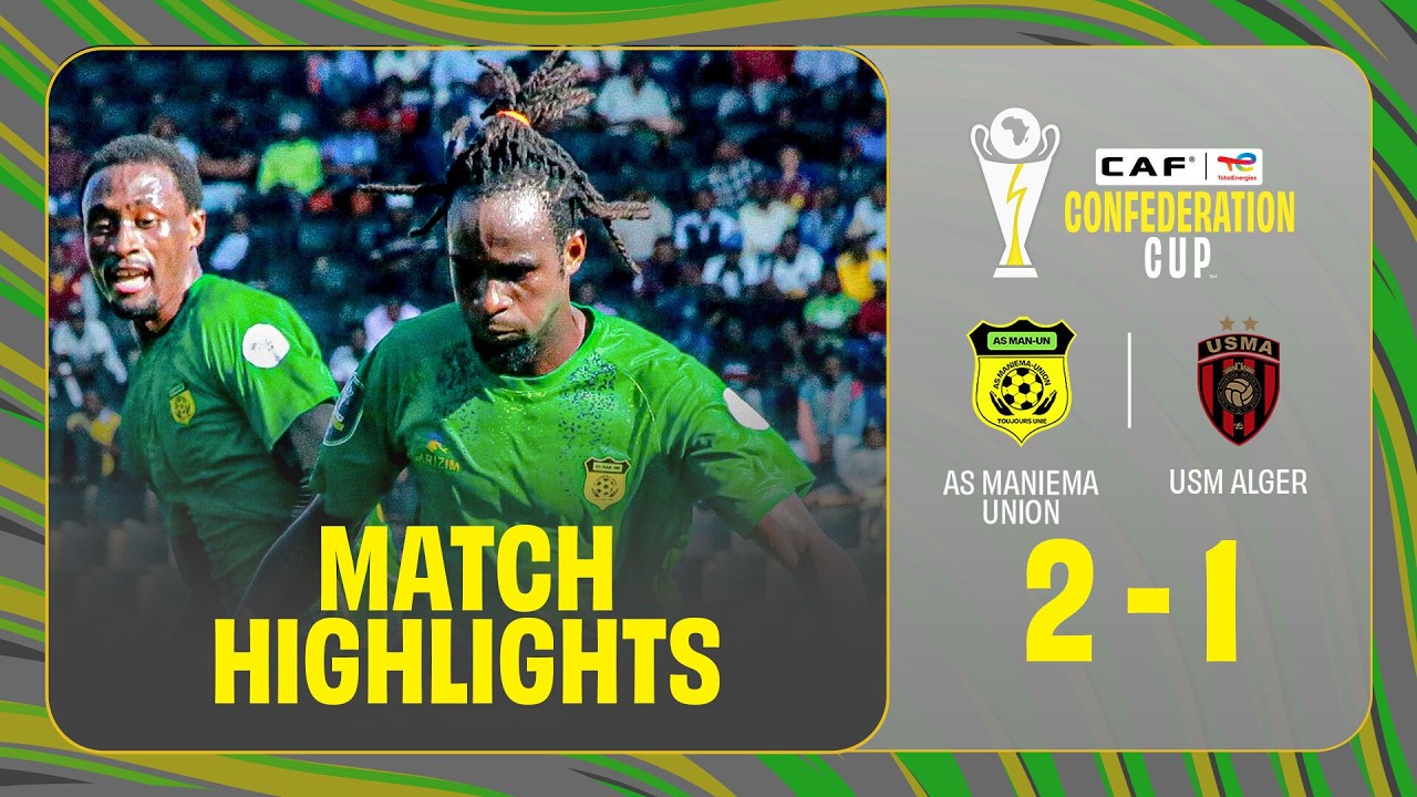 HIGHLIGHTS | AS Maniema Union 🆚 USM Alger | ملخص مانيما انيون واتحاد العاصمة في ذهاب ربع النهائي