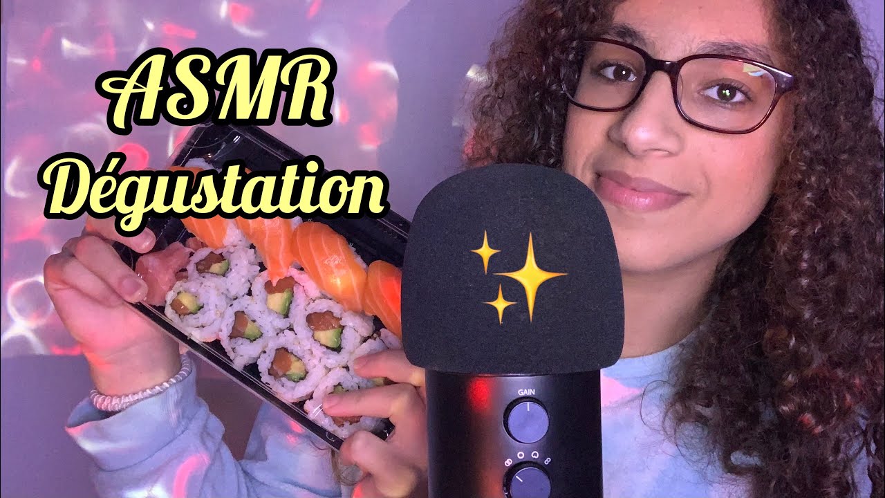 ASMR | DÉGUSTATION DE SUSHI😋