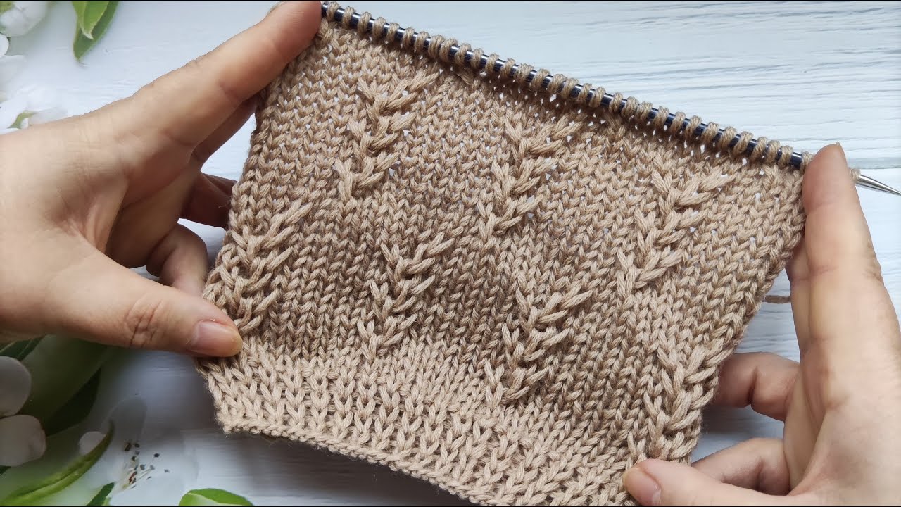 Fancy Knit Stitch | Fantasiemuster stricken | Punto fantasia ai ferri | Punto fantas&iacute;a a dos agujas