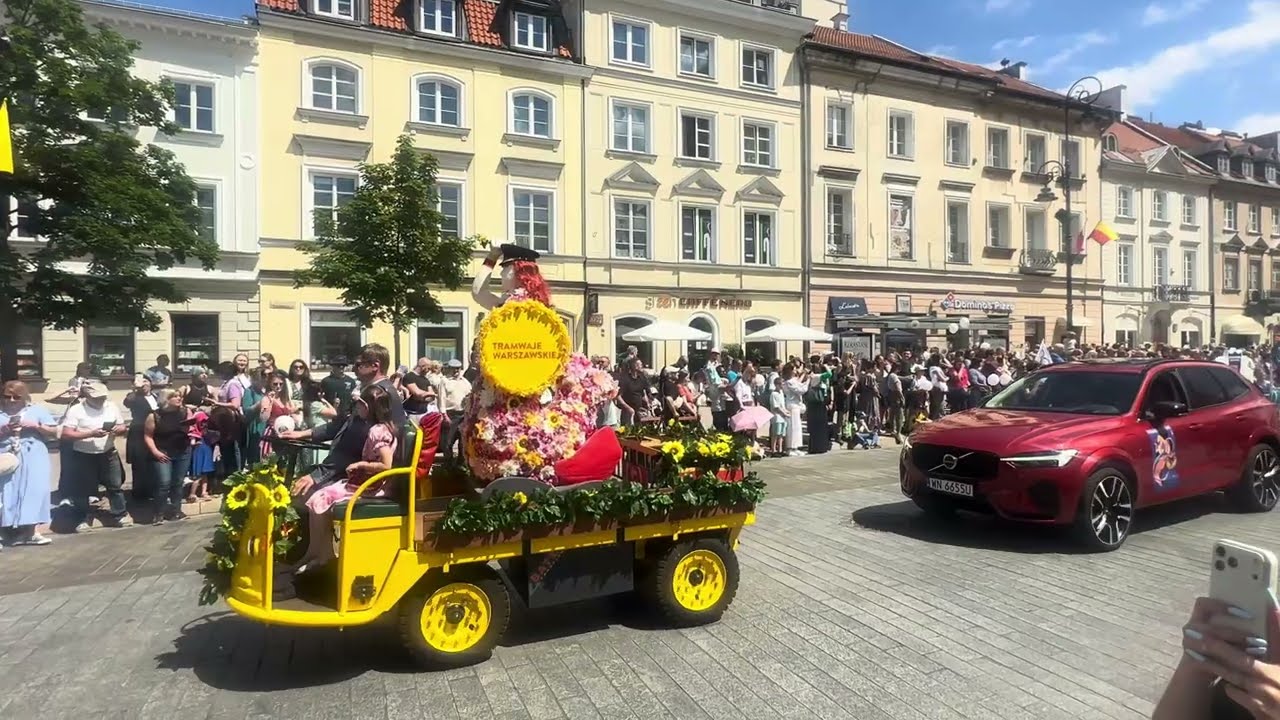 WARSAW DOWNTOWN WALK| Mermaid Parade 2026🧜&zwj;♀️#walking  #travel #poland 