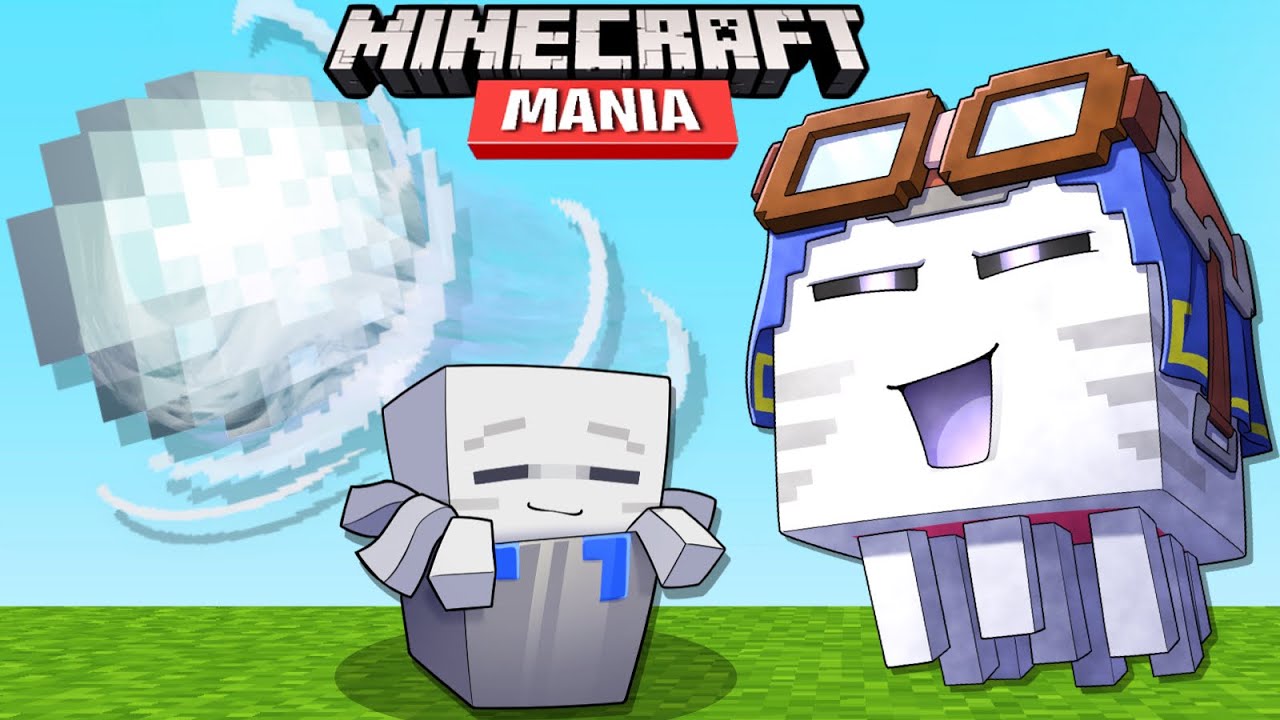 Minecraft Mania - GHAST LANZA NIEVE idea