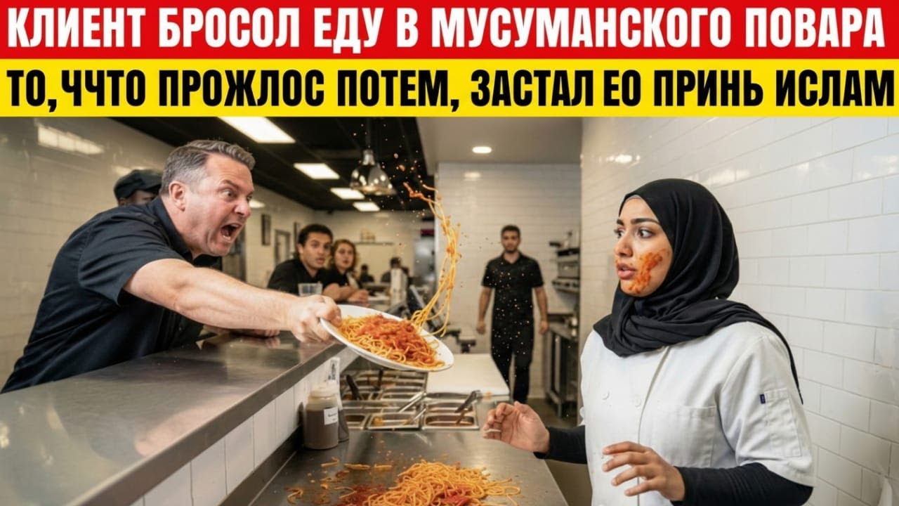 Один из посетителей бросил еду в повара-мусульманина — то, что произошло дальше, заставило его п