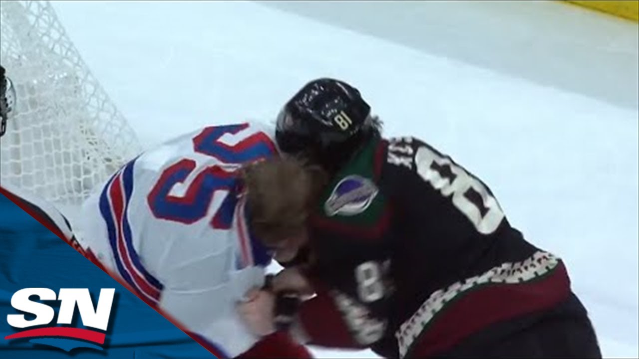 Phil Kessel And Ryan Lindgren Drop The Gloves As End Of Game Gets Heated