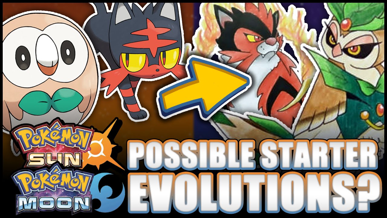 Pokémon Sun and Moon - Starter evolutions? What will the starter evolutions look like?