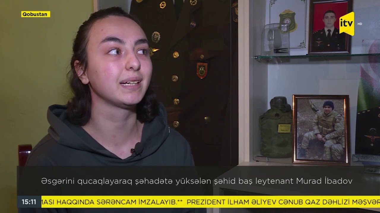 Əsgərini qucaqlayaraq şəhadətə yüksələn şəhid baş leytenant Murad İbadov