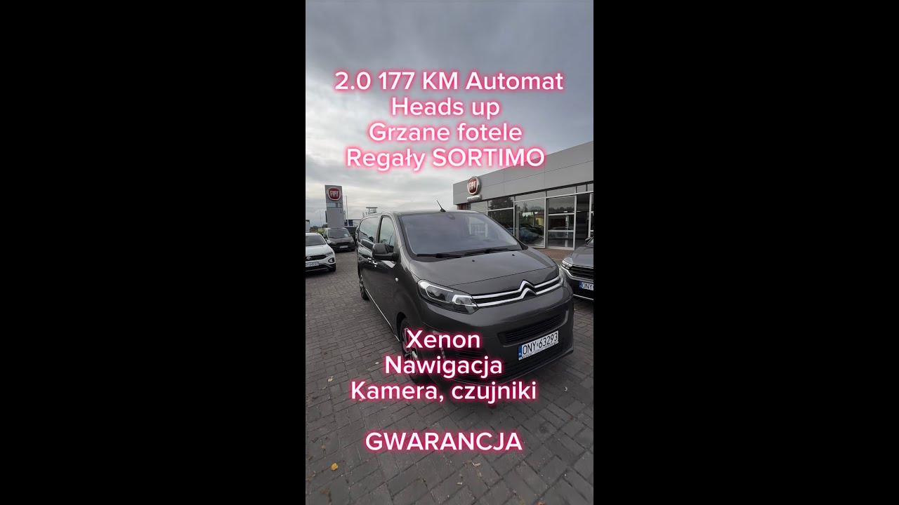 Citroen Jumpy 2.0 177KM 2021 prezentacja samochodu