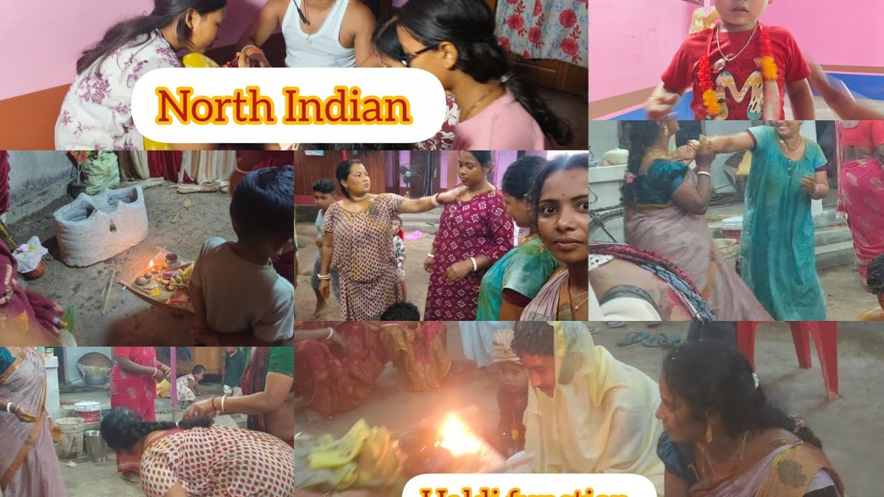 Bihar la eppudi haldi function &day vlog 