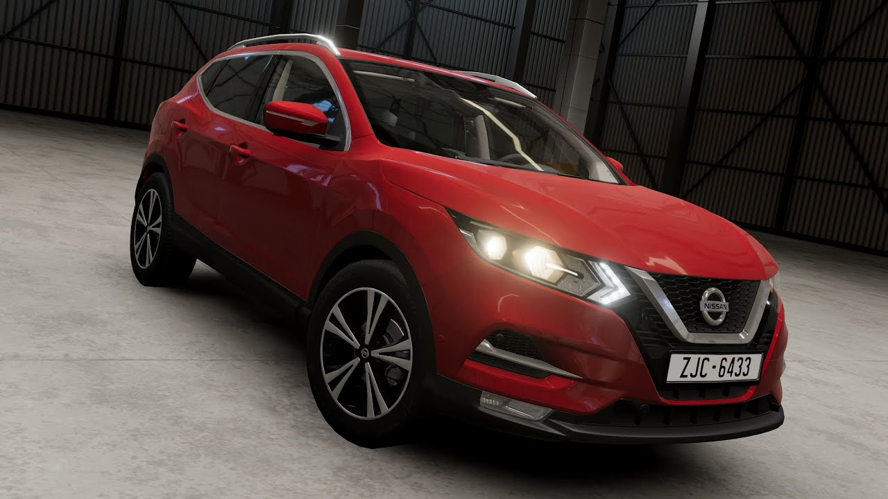 Driving the Nissan Qashqai mod in BeamNG Drive!