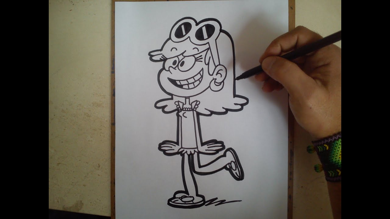 HOW TO DRAW LENI - THE LOUD HOUSE / como dibujar a leni - una casa de locos