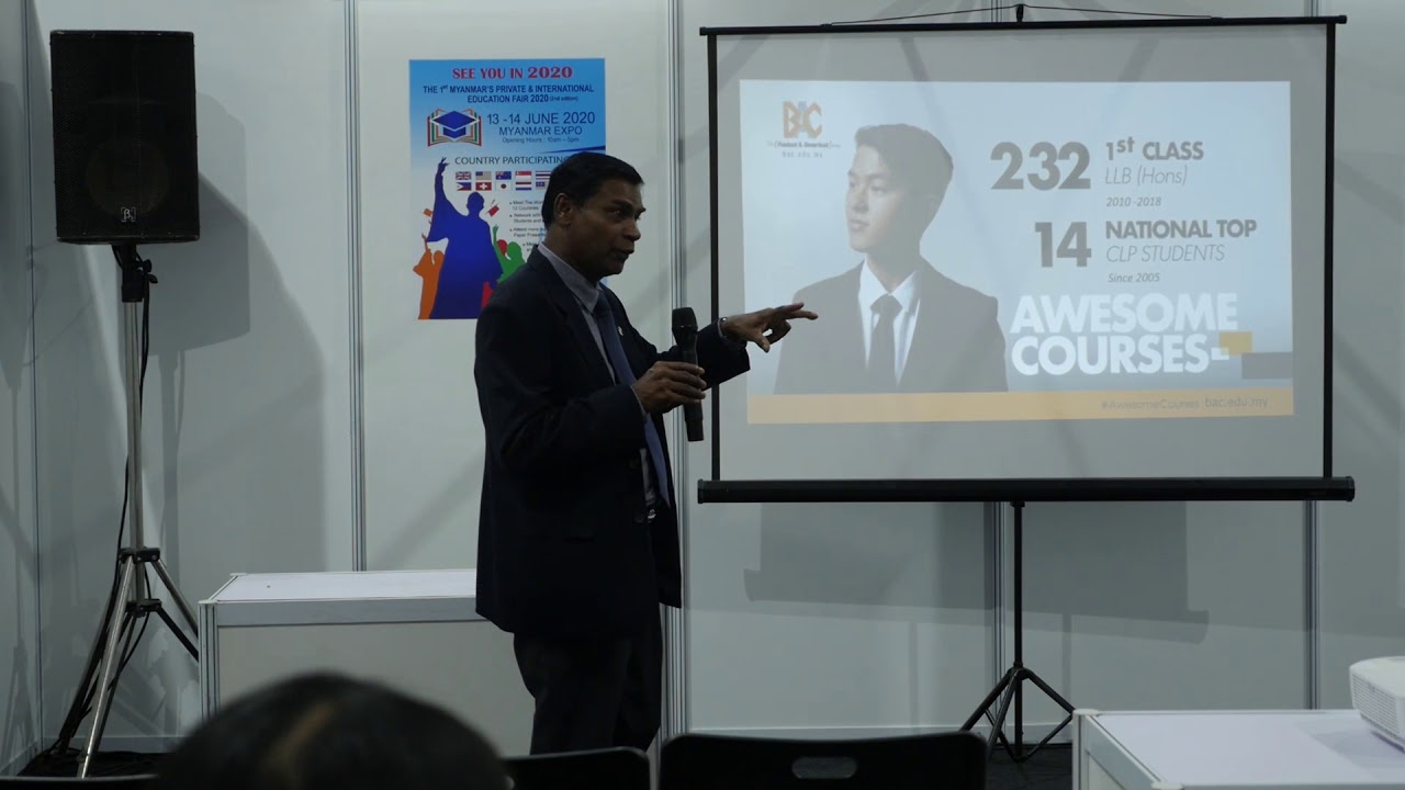Presentation from Brickfields Asia College (BAC), Malaysia