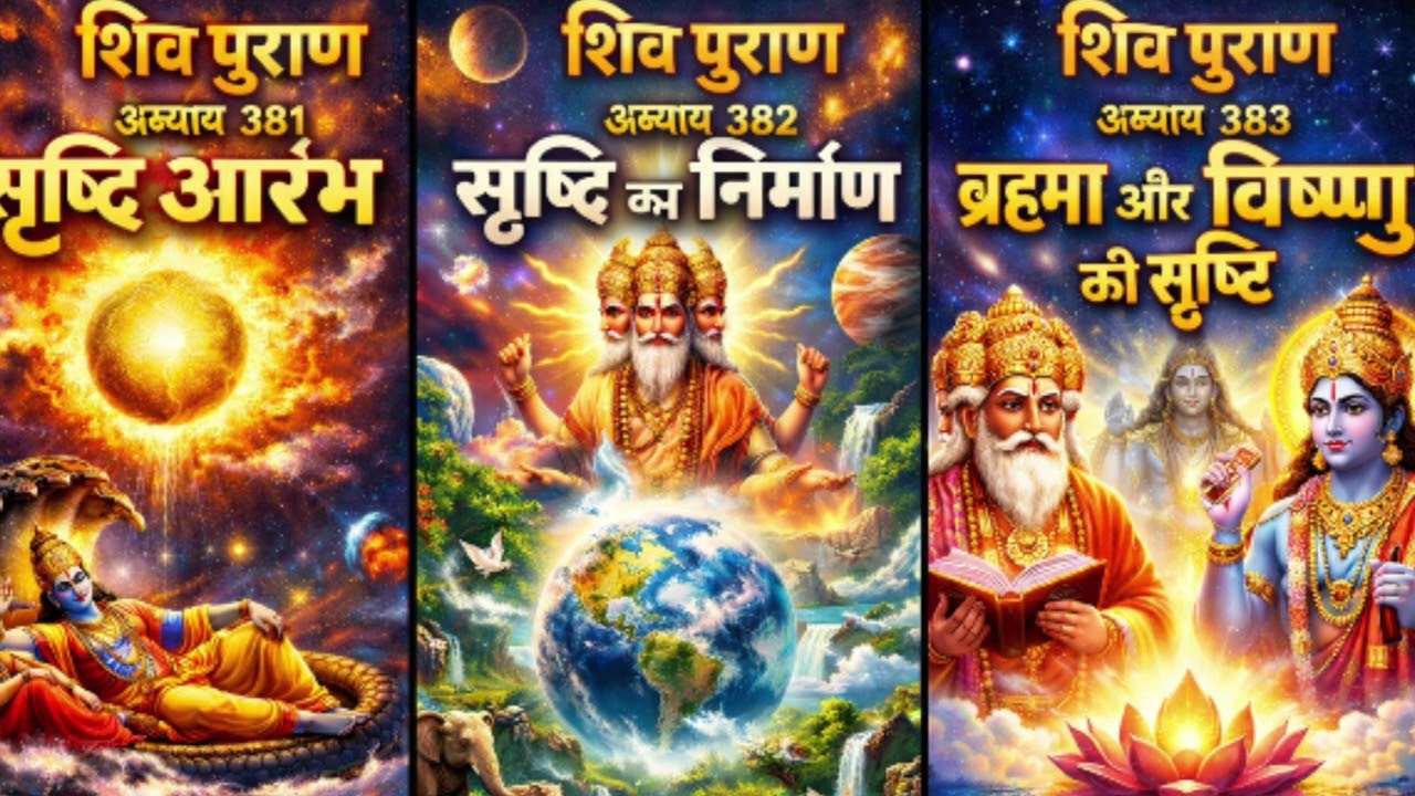 शिवपुराण में जानिये कैसे हुआ सृष्टि का आरंभ व निर्माण और कैसे निर्माण हुई ब्रह्मा- विष्णु की सृष्टि?