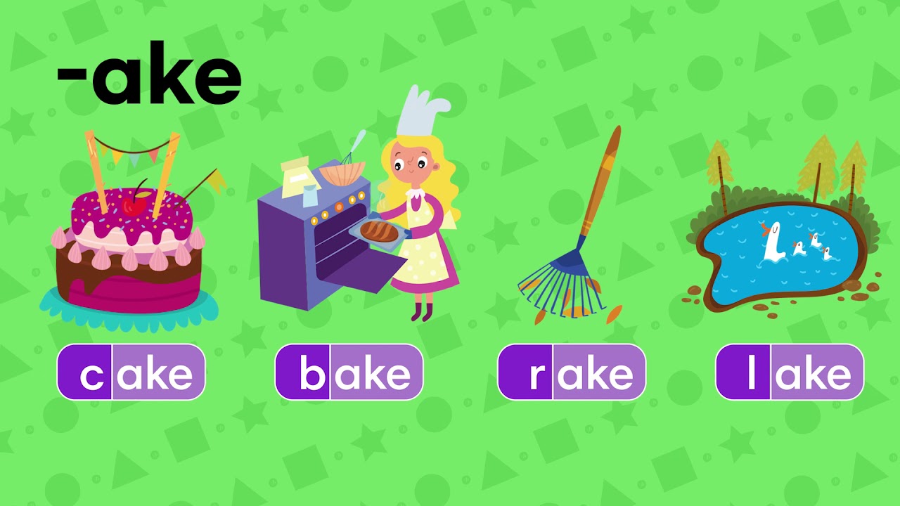 Unit 1 -ake -ape -ave | Words [Sounds Great 2nd 3 | Phonics Sense 3]