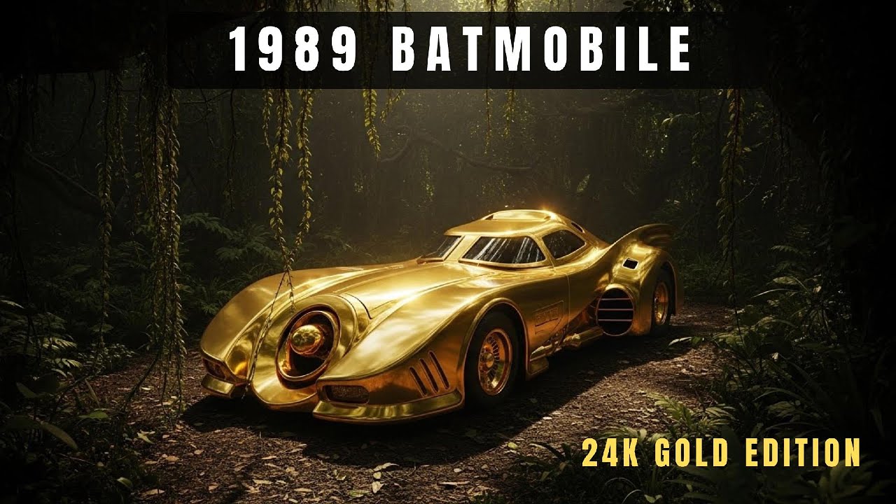 Restoring an Abandoned 1989 Batmobile: From Deep Jungle to 24k Gold Plated
