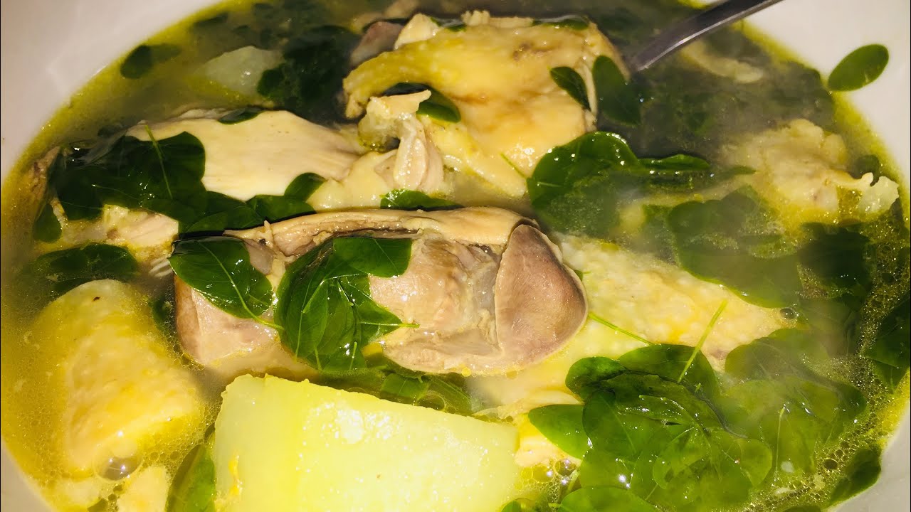 Eating Native Tinolang Manok😋,Super Delicious