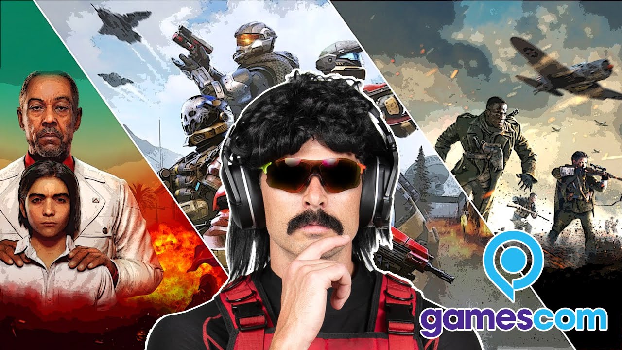 DrDisrespect reviews every WORLDWIDE GAME REVEAL [GAMESCOM DAY ONE]