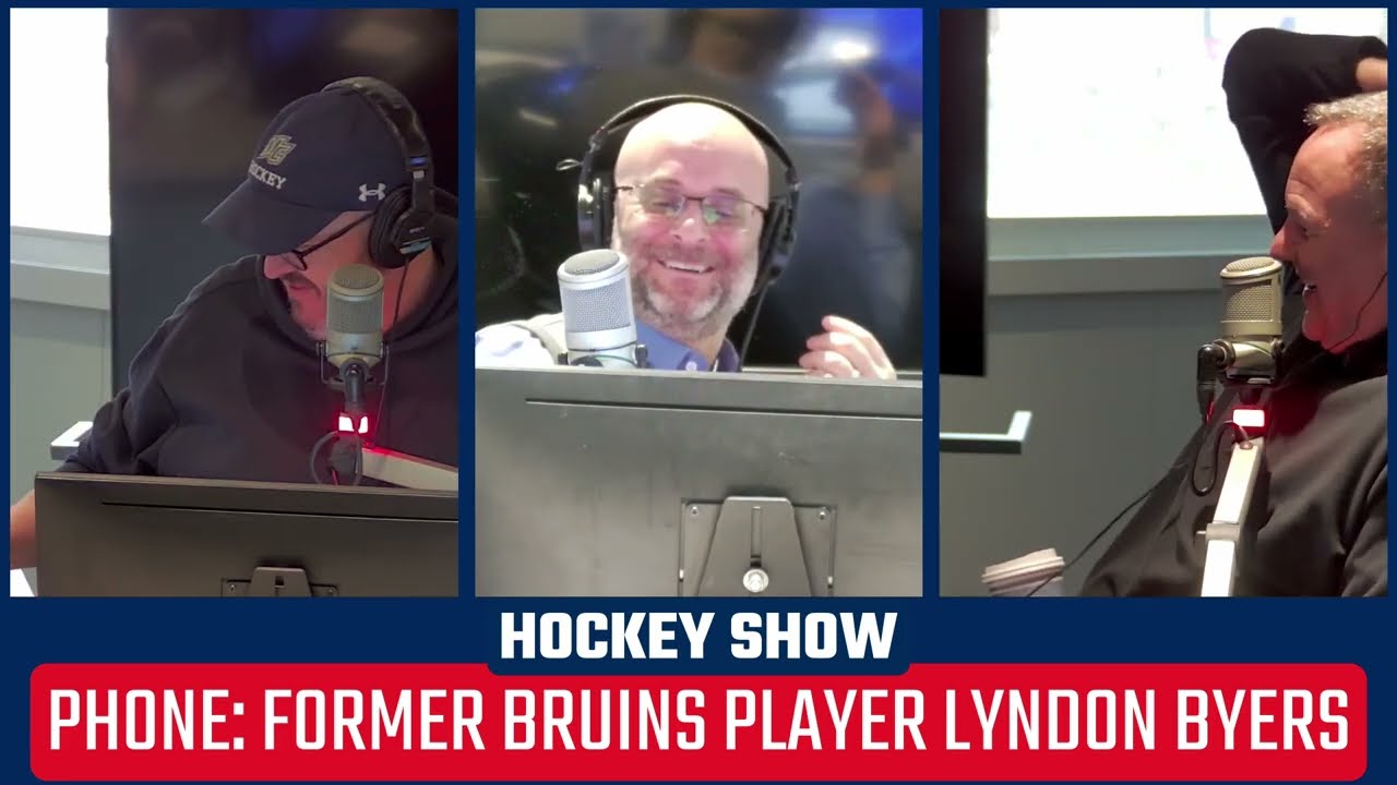 Lyndon Byers ENTERTAINS on the Hockey Show - 98.5 The Sports Hub