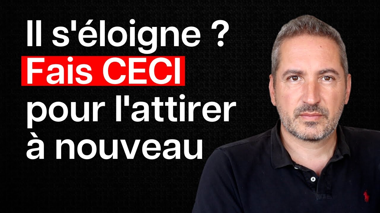 4 astuces pour attirer à nouveau un homme qui s'éloigne (avec des exemples SMS)