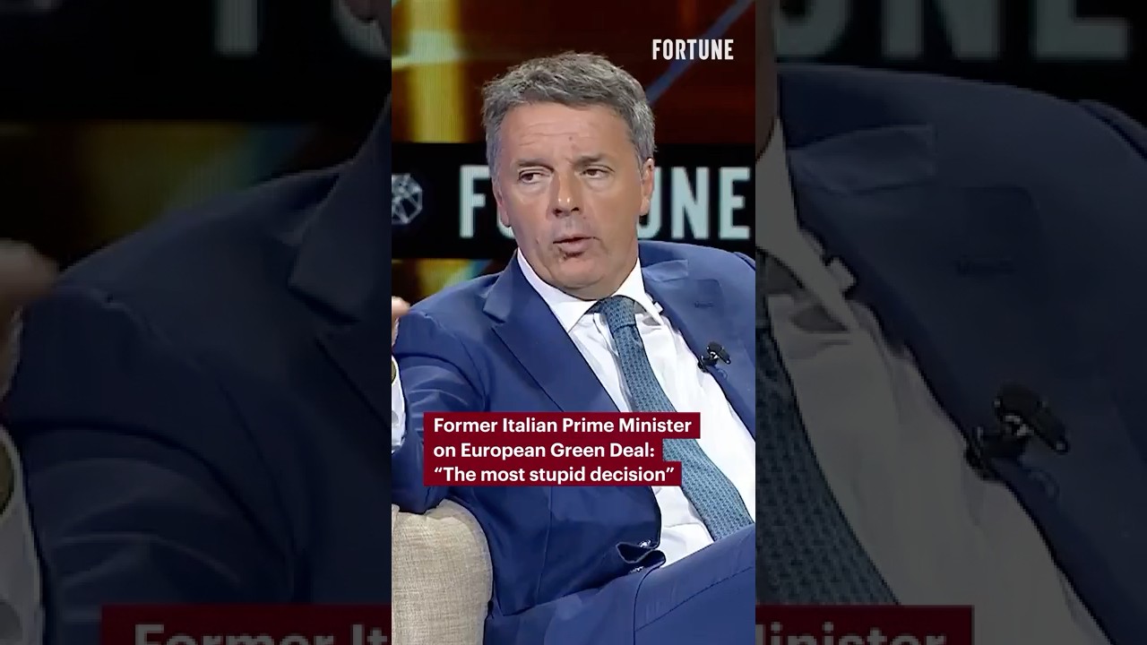 Бывший премьер-министр Италии о Европейском зелёном соглашении: &laquo;Самое глупое решение&raquo; #бизнес