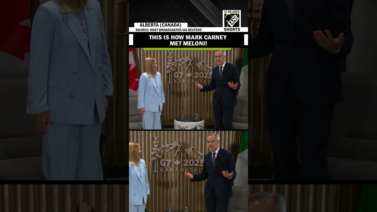 Смотрите: как премьер-министр Канады Марк Карни встретился с премьер-министром Италии Мелони во в...