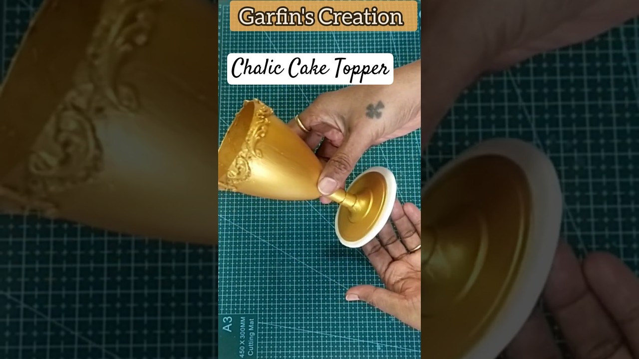 How to make Chalice for First Holy Communion Cake 🏆