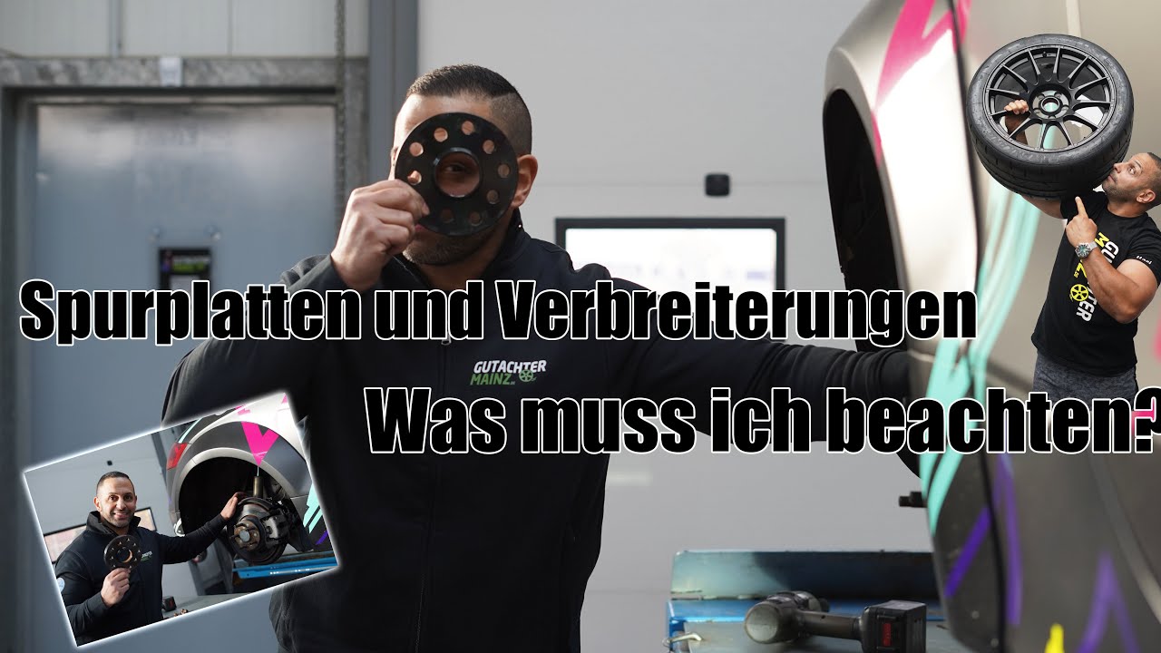 Unabdingbar: Distanzscheiben werden verbaut. Worauf musst Du achten? @gutachtermainz