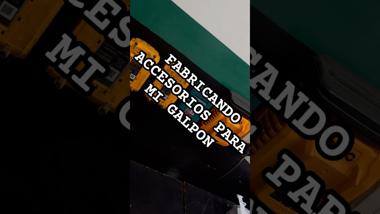 Fabricando accesorios para mi galpon 