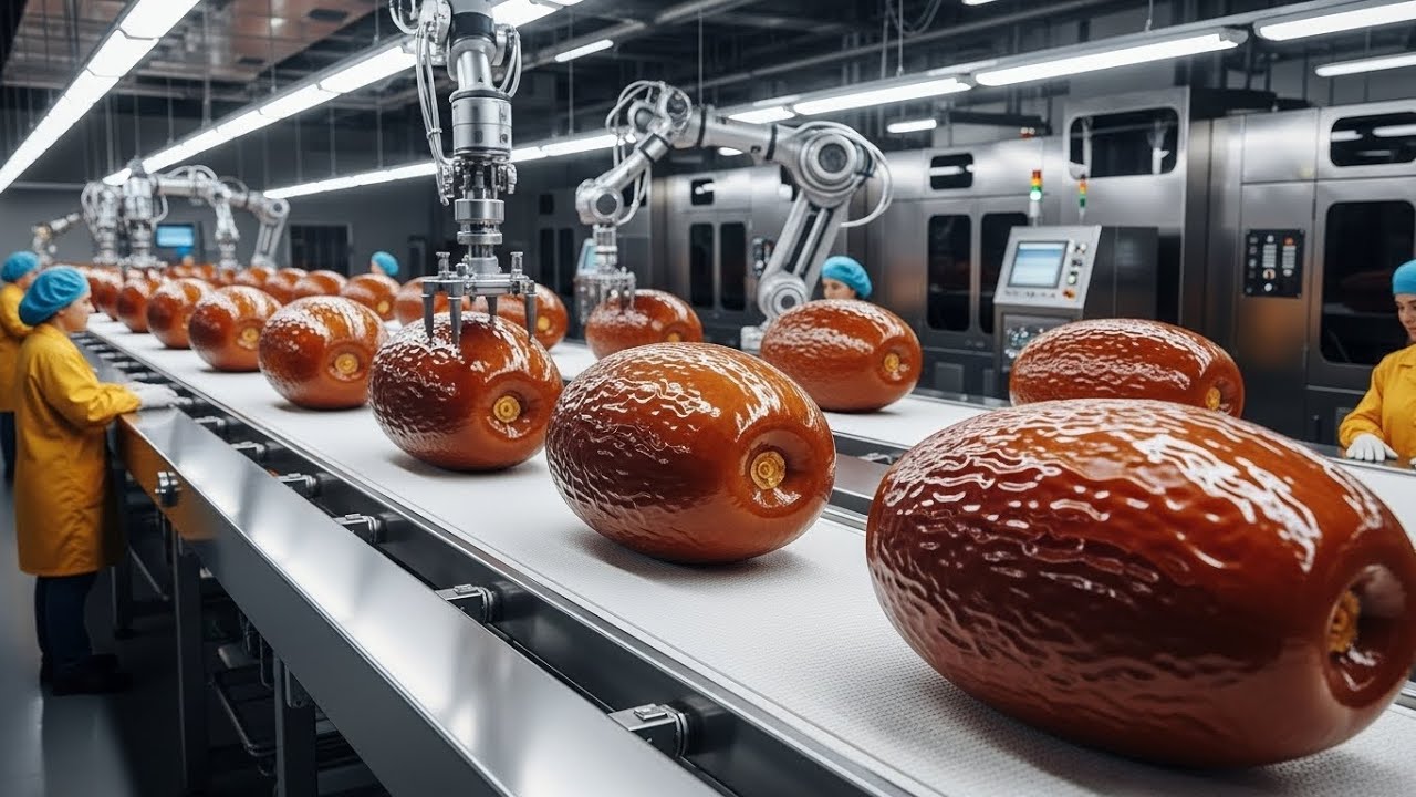 Inside a Modern Date Factory: From Palm Tree to Premium Dry Dates (Full Process)
