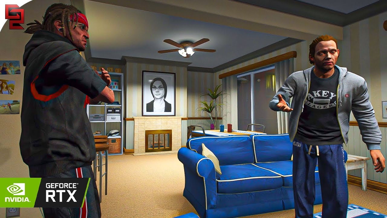 GTA V: First Person Cutscene 'Friends Reunited' Mission in 8K! - Gameplay with Ultra Graphics MOD