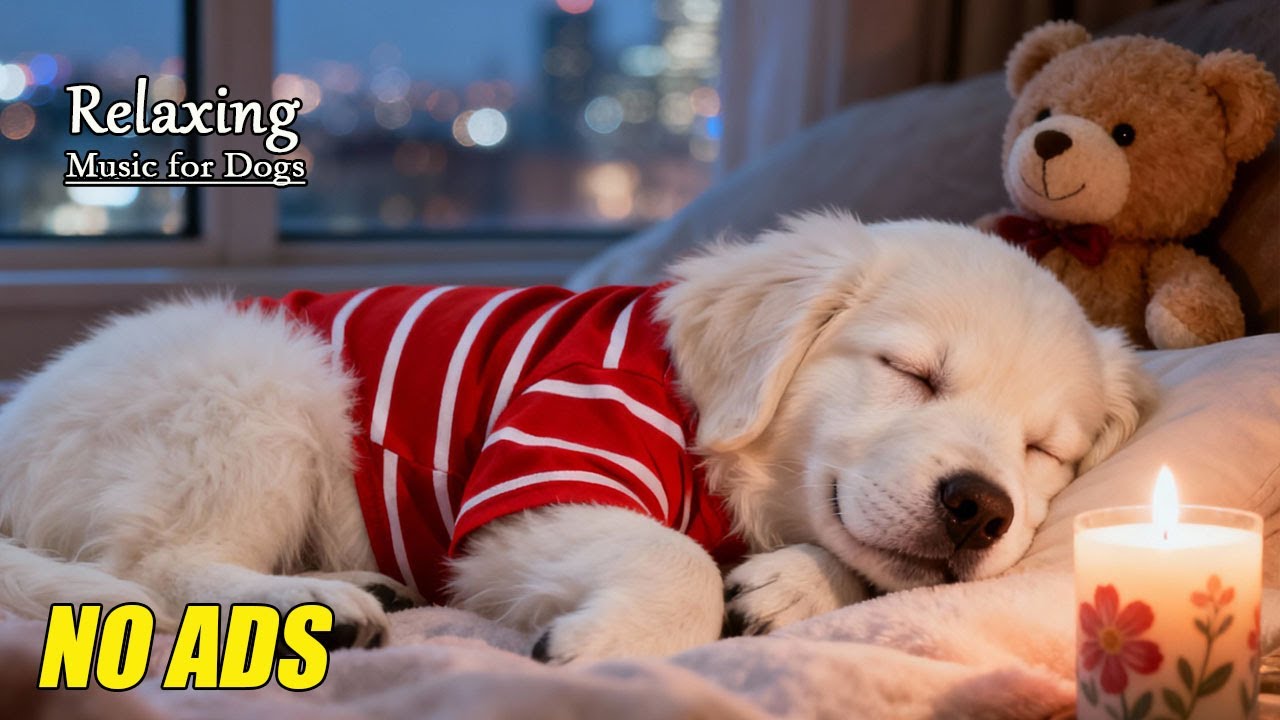 Instrumental Relaxing Piano Music for Dogs 🐶 Calm Anxiety & Stress Relief
