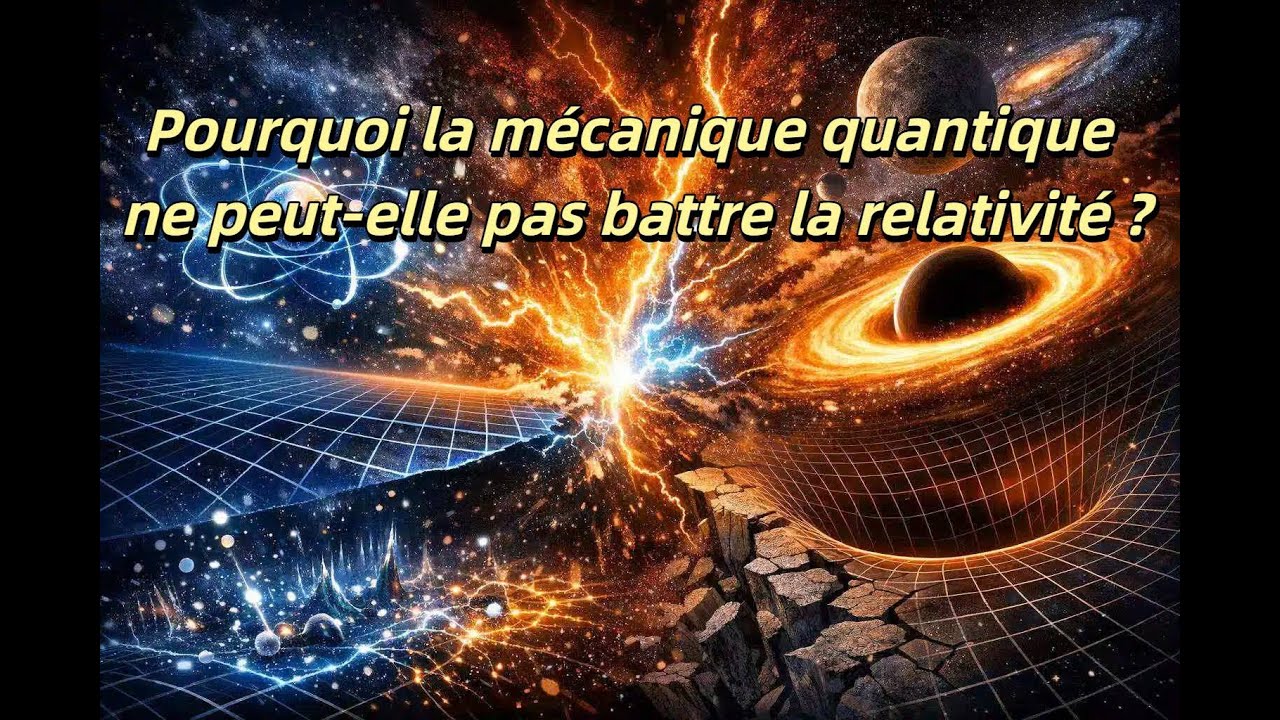 Pourquoi la mécanique quantique et la relativité ne peuvent-elles pas être unifiées ?