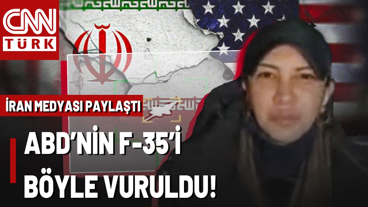 🚨İran ABD'nin F-35'ini Vurdu, Uçak Acil İniş Yaptı! İran Medyası Paylaştı: F-35 Böyle Vuruldu