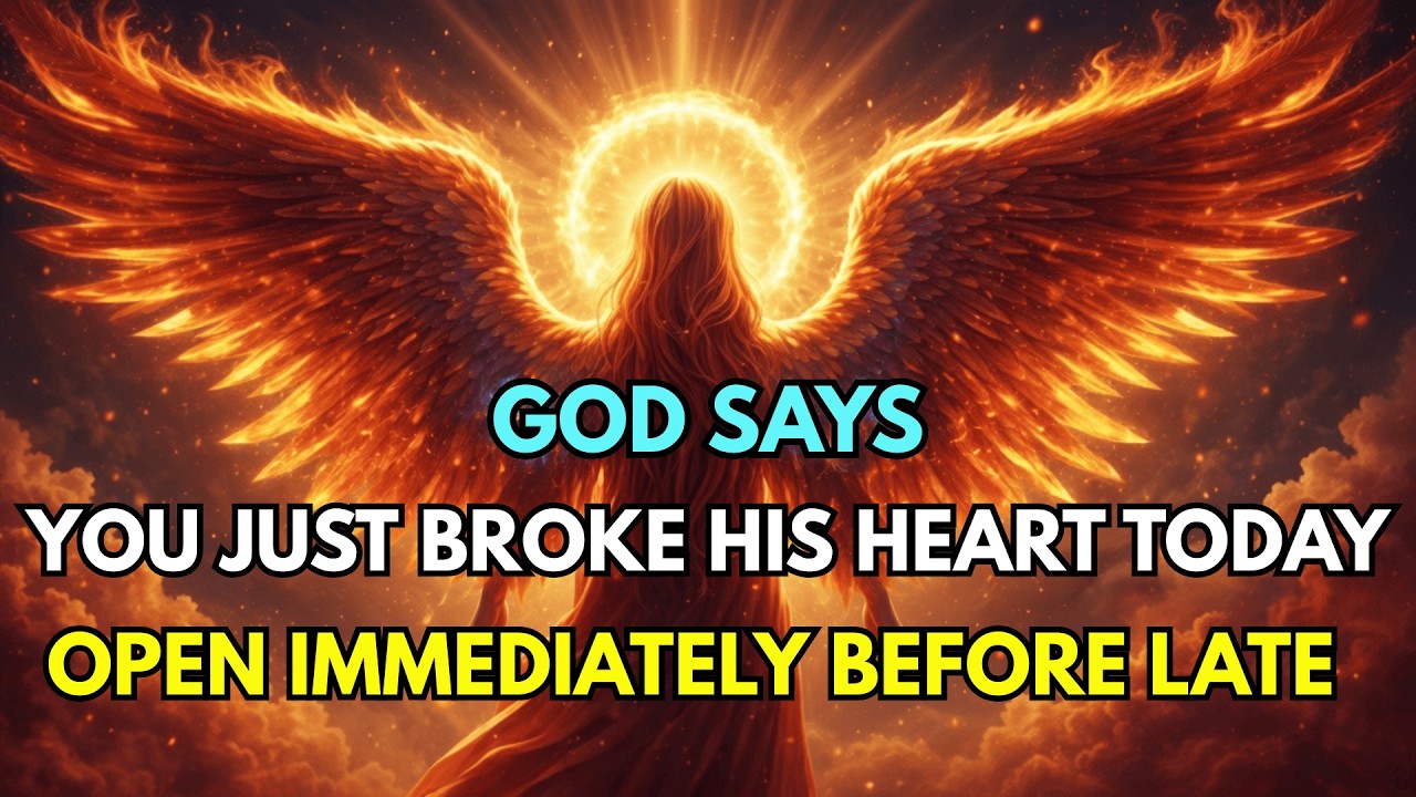 ONLY 11 MINUTES LEFT — GOD SAYS: I NEVER THOUGHT YOU WOULD DO THIS. YOU JUST BROKE MY HEART TODAY…