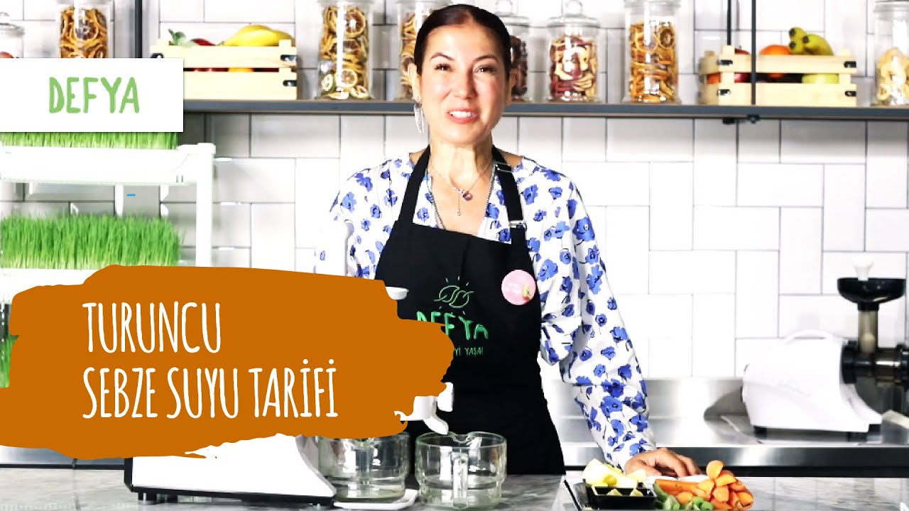 Turuncu Sebze Suyu Tarifi (Nasıl Yapılır?) | &Ouml;zlem Sara&ccedil; ile Sağlıklı Re&ccedil;eteler