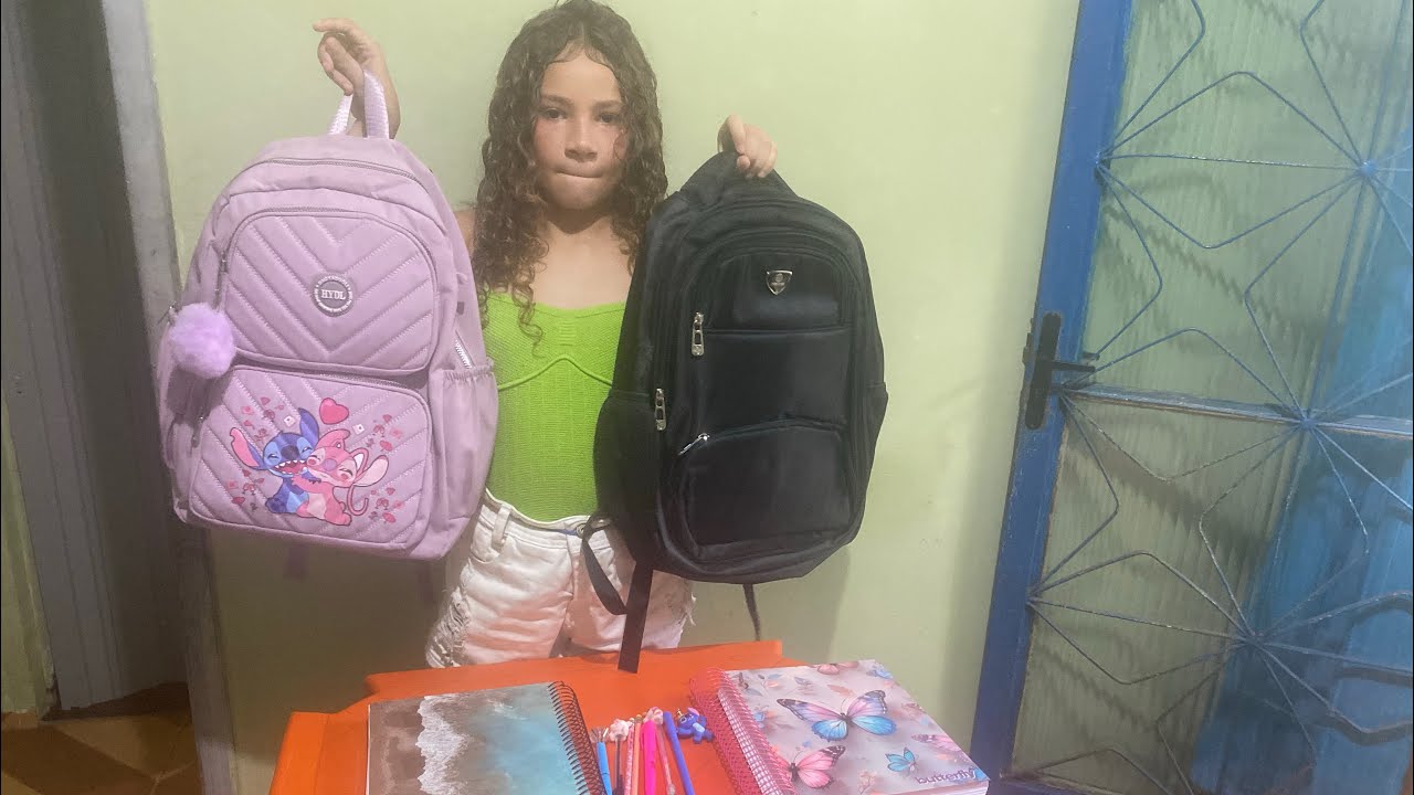 Compramos os materiais escolar das crianças de 2026 /é vim compartilhar com vocês Amores❤️🥰😁