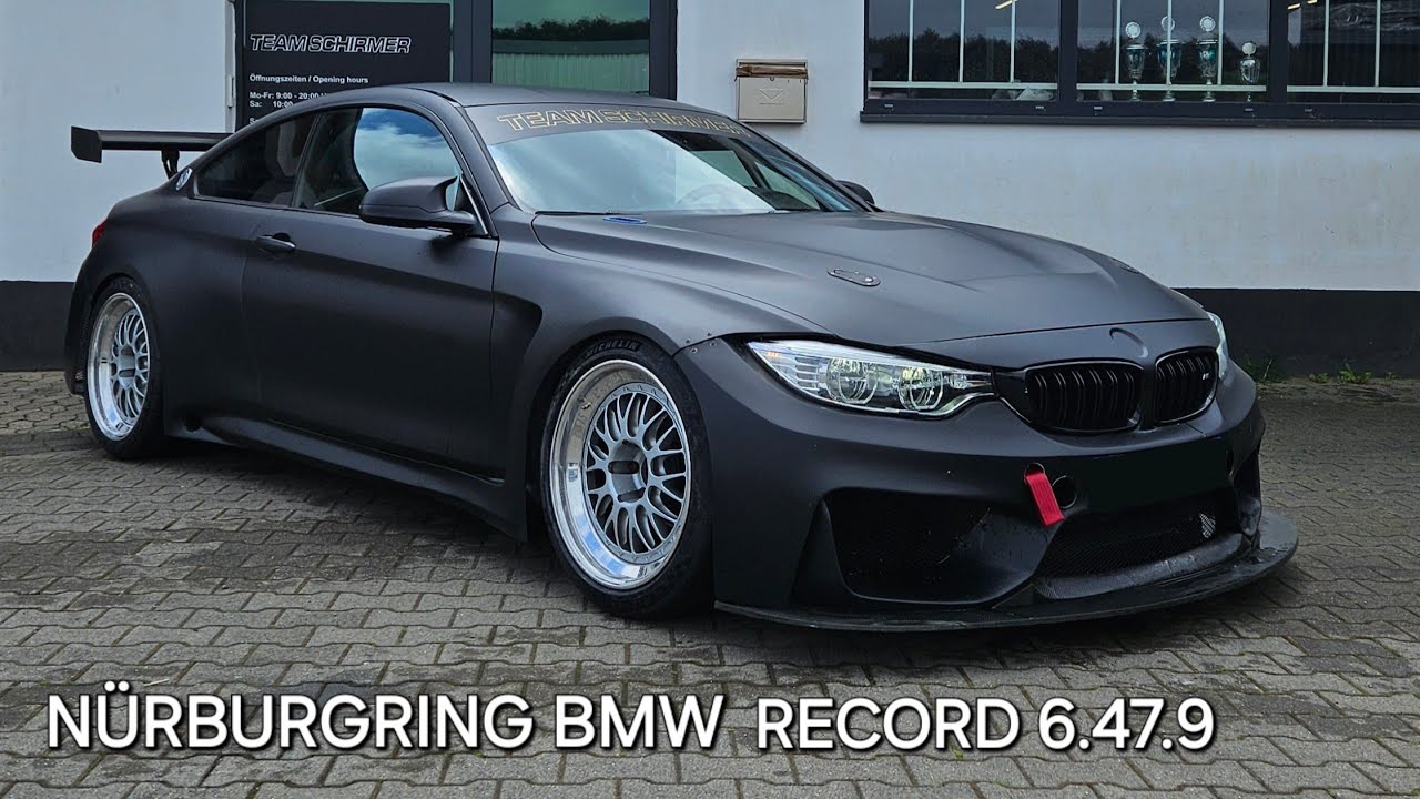 NURBURGRING LAP RECORD BMW M4 GT VLN 6.47.9 BTG / 7.04.2 SPORT AUTO LAP
