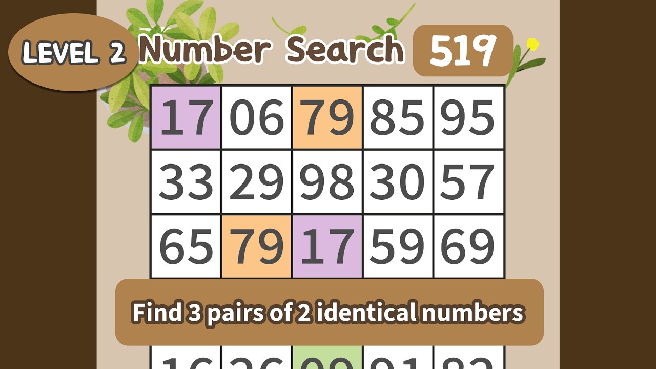 Match Numbers, Defend Your Mind  2-519