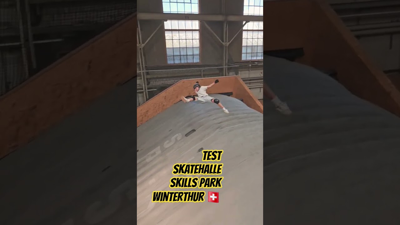 Skatehalle Skills Park in Winterthur 🇨🇭 #TEST #skatehalle #stunt #scooter