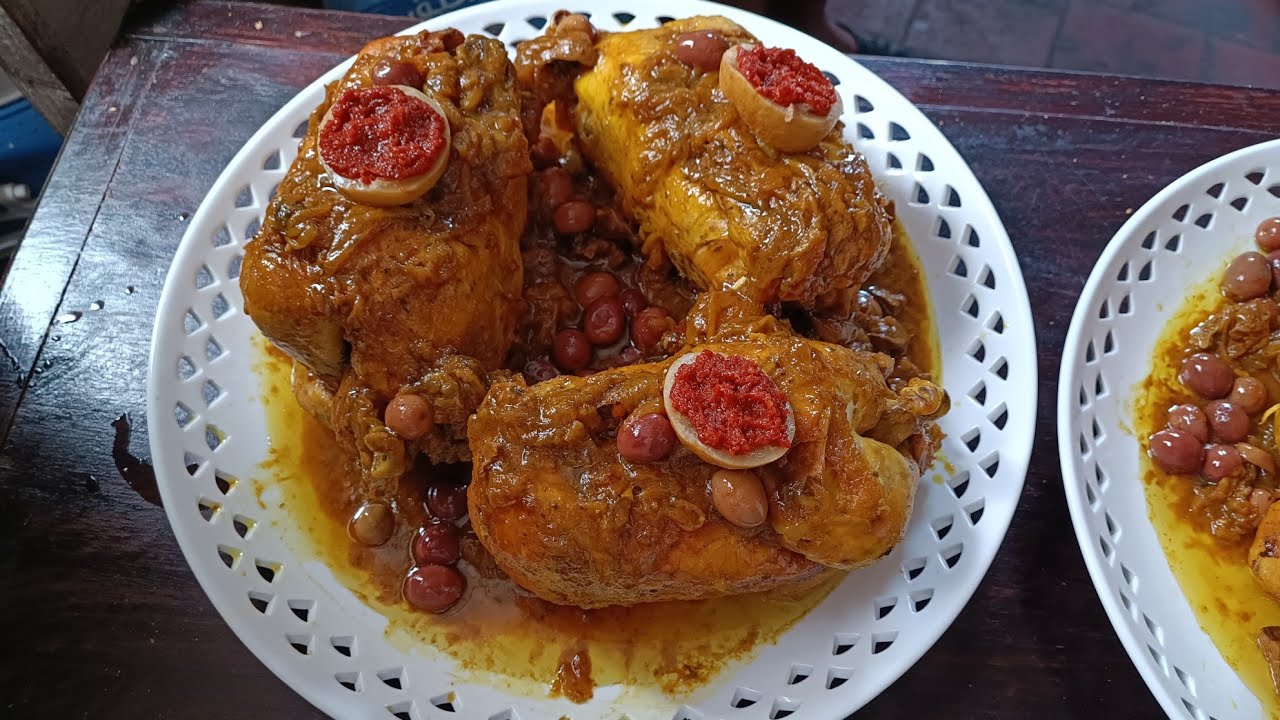 طريقة تحضير الدجاج 🐔 مدغمر ديال المناسبات على حقوق وطريقو والمذاق ياسلام 😋👌