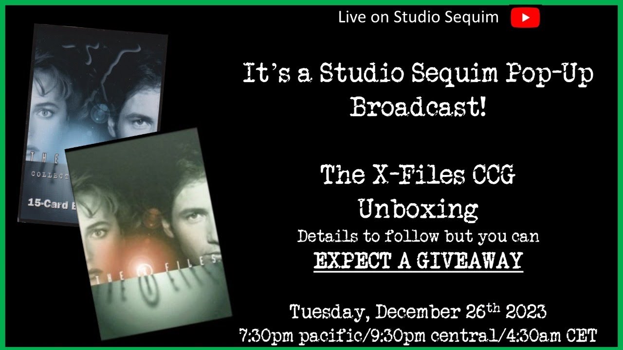 The X-Files CCG booster box opening