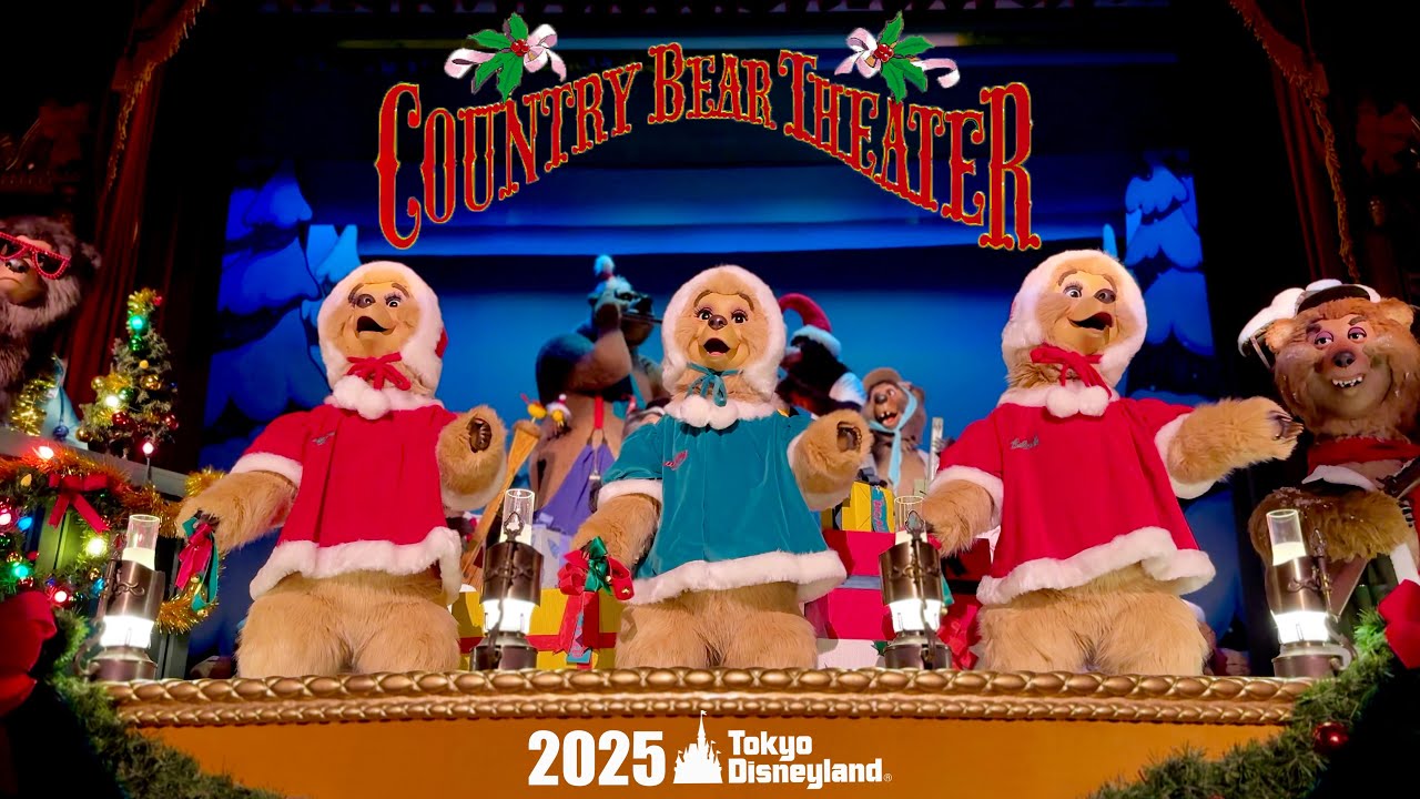 Шоу Country Bear Jingle Bell Jamboree 2025 — Токийский Диснейленд | Полная версия шоу Tokyo Disne...
