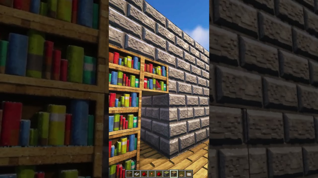 Minecraft Secret Door🤫 (Die With A Smile) #minecraft #shorts