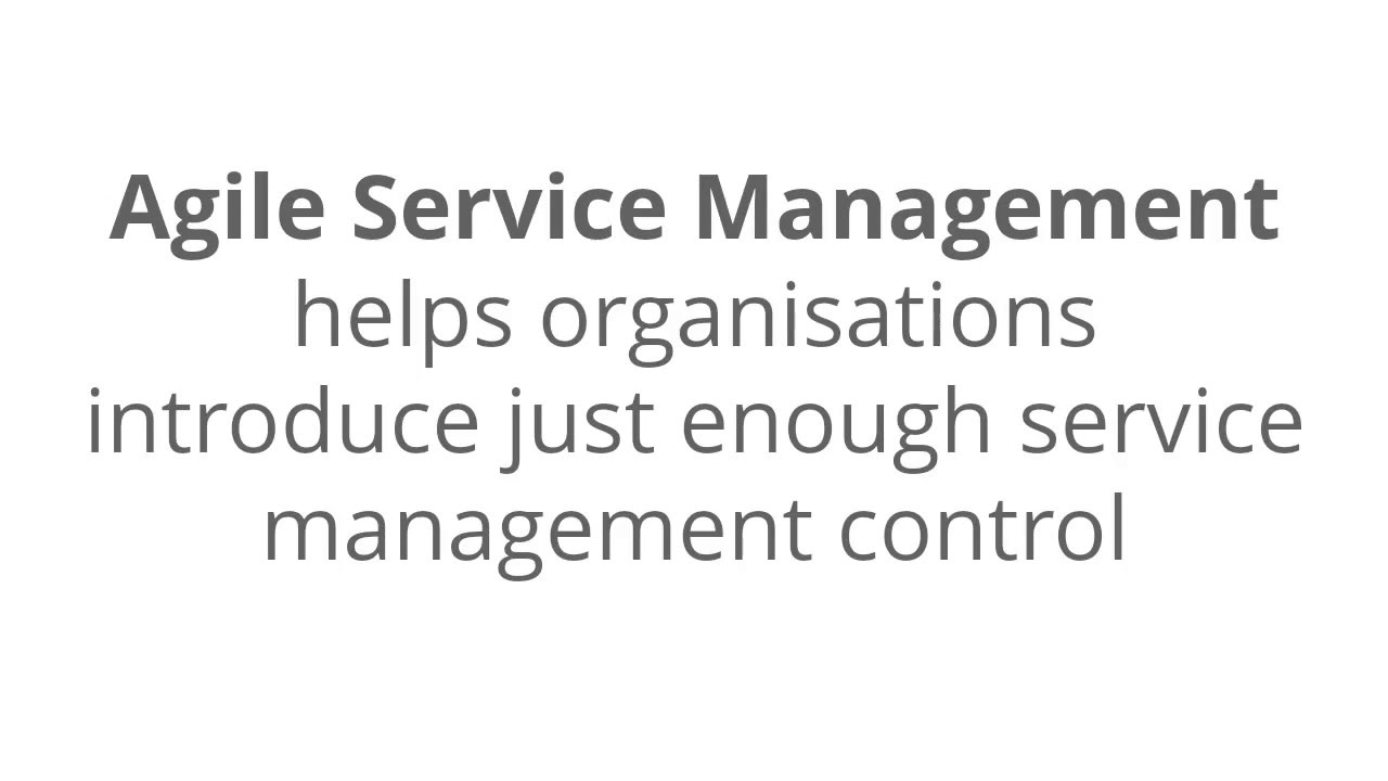 Why Certified Agile Service Manager?