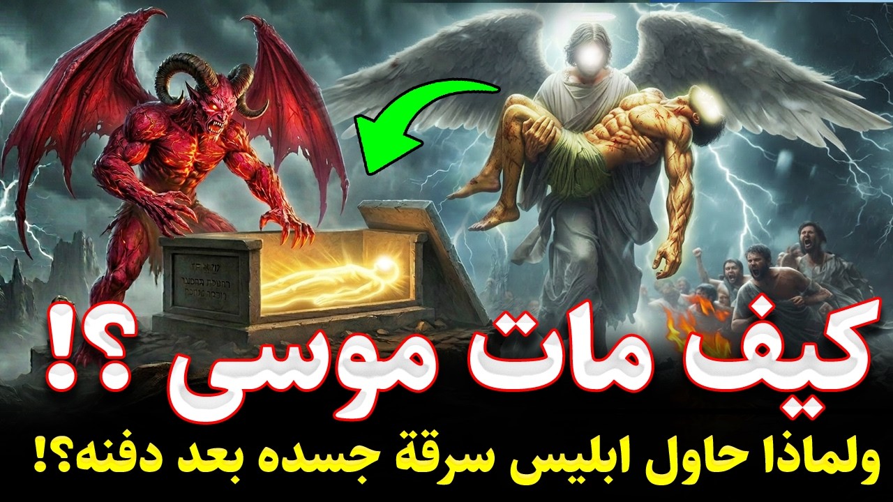 كيف مات سيدنا موسى ! ولماذا حاول ابليس سرقة جسده بعد دفنه ! وماذا فعل معه سيدنا جبريل واين قبره الان