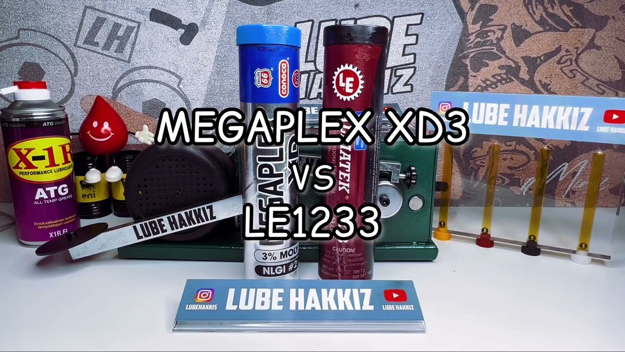 Kaksi huippu vaseliinia vastakkain P66 MEGAPLEX XD3 VS LE1233!! @ReliabilitySource